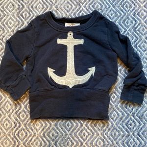 Navy anchor sweatshirt